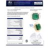 Image 3 : 9.27CT EMERALD & 1.25CTW DIAMOND 18K GOLD RING