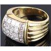 Image 3 : 2.5 CTW 18K YELLOW GOLD MEN'S RING