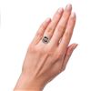 Image 3 : 0.58CT DIAMOND & 1.06CTW RUBY PLATINUM RING 1.1CTW