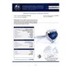 Image 4 : 2.84CT HEART SAPPHIRE & 0.43CTW DIA PLATINUM RING