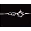 Image 3 : STERLING SILVER PINK RUBY DIAMOND HEART NECKLACE