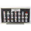 Image 1 : FRAMED NHL 75TH ANNIVERSARY BUTTON COLLECTION
