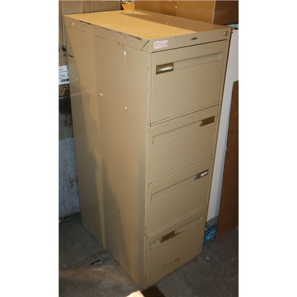 4 DRAWER METAL FILING CABINET