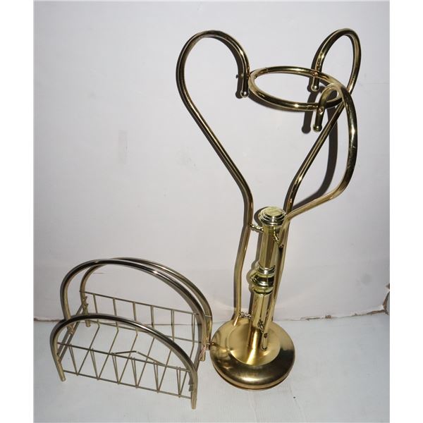 VINTAGE METAL MAGAZINE/BOOK HOLDER