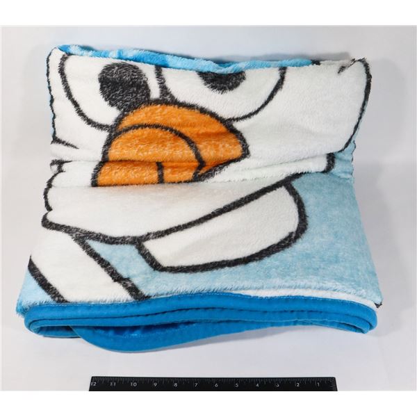 OLAF FROM DISNEY FROZEN TWIN BLANKET