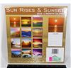 Image 1 : NEW 2025 12 MONTH CALENDAR -SUN RISES & SUNSETS