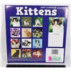 NEW 2025 12 MONTH CALENDAR -KITTENS