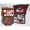 Image 1 : #3 MISC. CHRISTMAS ITEMS 4 SNOWMAN PLATES