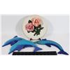 Image 1 : 3D DECORATIVE ROSE PLATE
