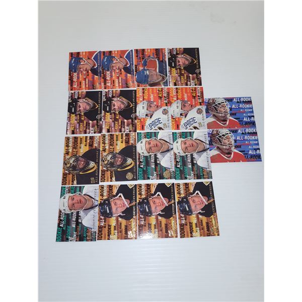 1995 Fleer Rookie Cards Assorted Players - Unauthenticated