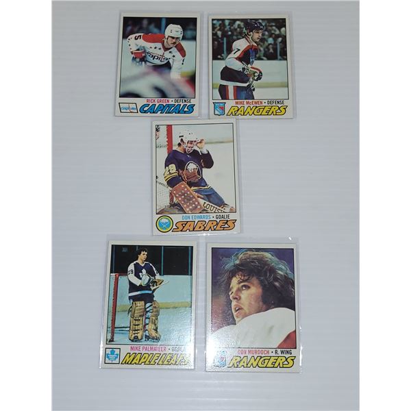 1977 Topps Hockey Cards - Unauthenticated