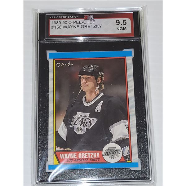 1989 O-Pee-CHee #156 Waybe Gretzky - Graded 9.5 NGM