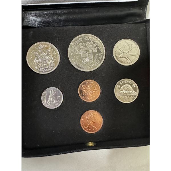 Royal Canadian mint set 1971 coins