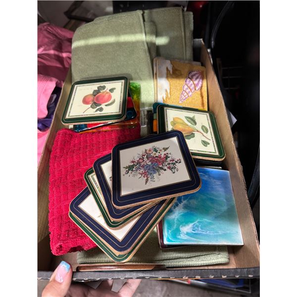 Cleaning cloths and coasters