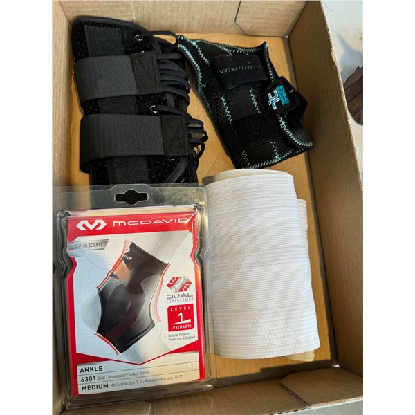 Ankle compression sleeve and support items