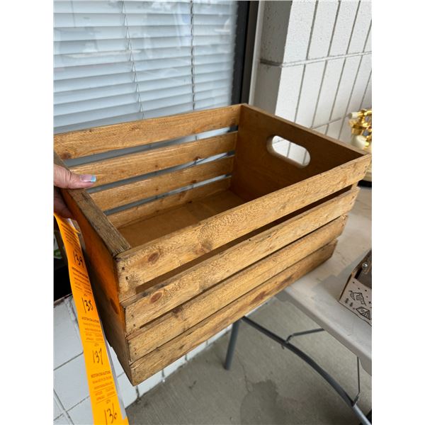 Wood crate