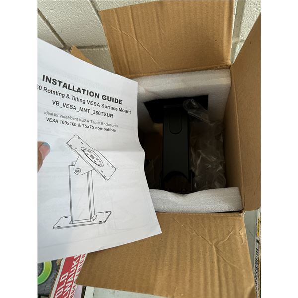 Rotating tilting surface mount