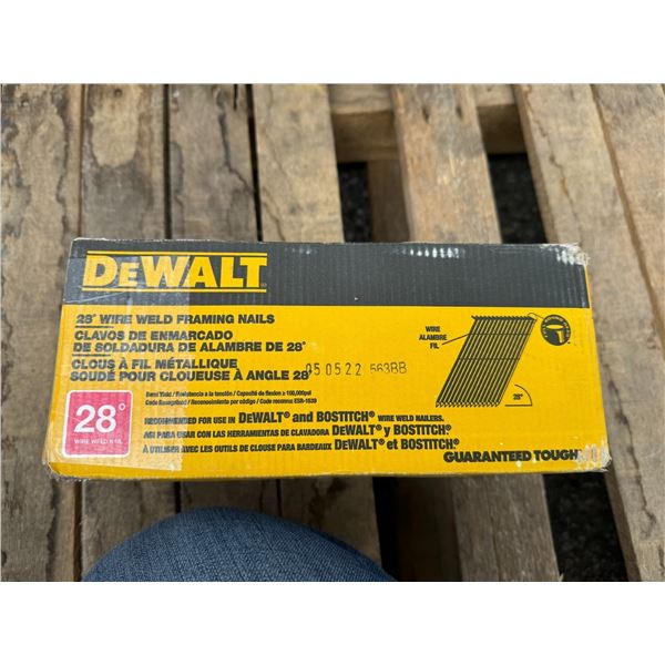 Dewalt wire, weld framing nails