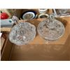 Image 2 : Crystal lidded candy dishes