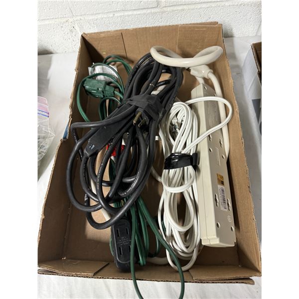 Power bar and extension cords