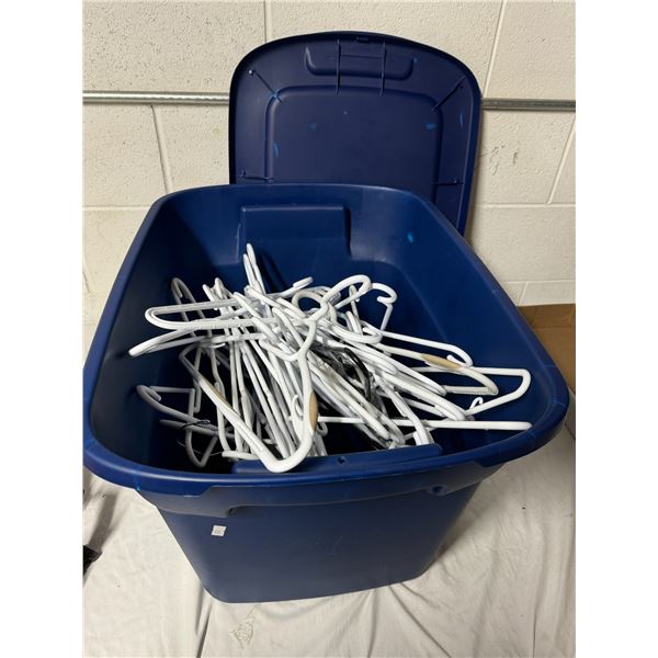 Hangers and Bin with lid