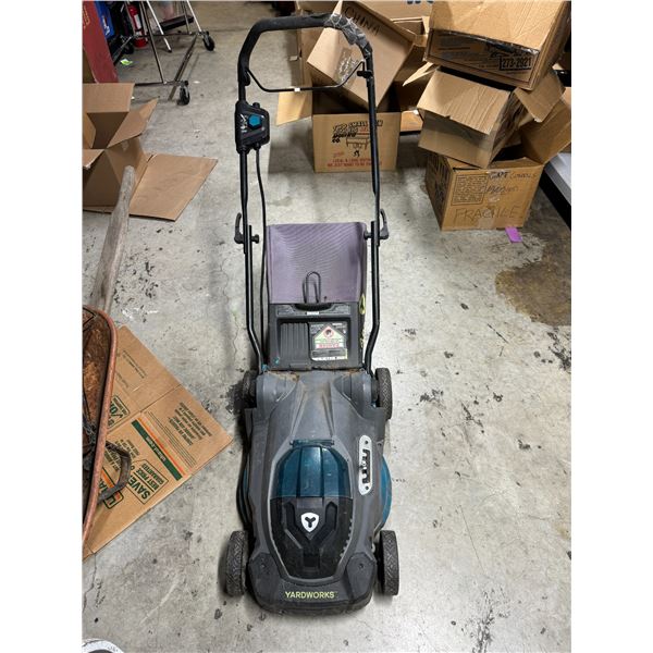 Yardwork lawnmower, no battery or charger