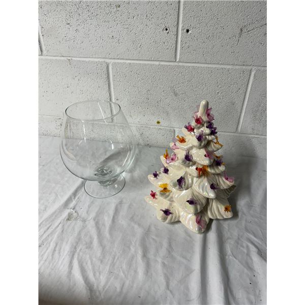 Decor tree and goblet large
