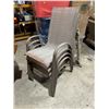 Image 1 : Stacking patio chairs