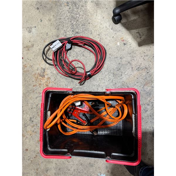 Booster cable and other with Bin