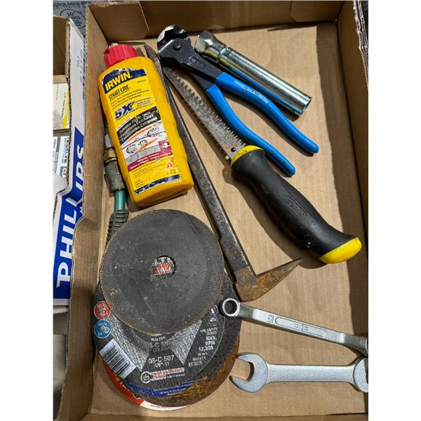 Channel lock and other tools