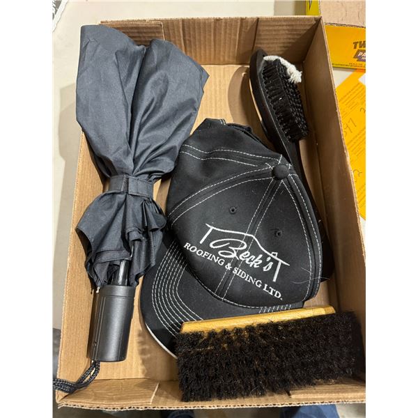 Cap umbrella brushes