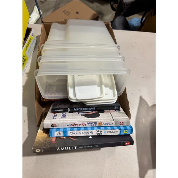 Books and storage containers