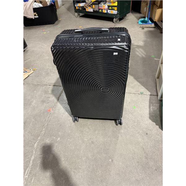 4 wheeled, rolling suitcase