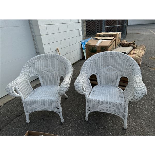 Wicker chairs