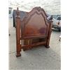 Image 1 : Queen or double headboard, footboard, and rails