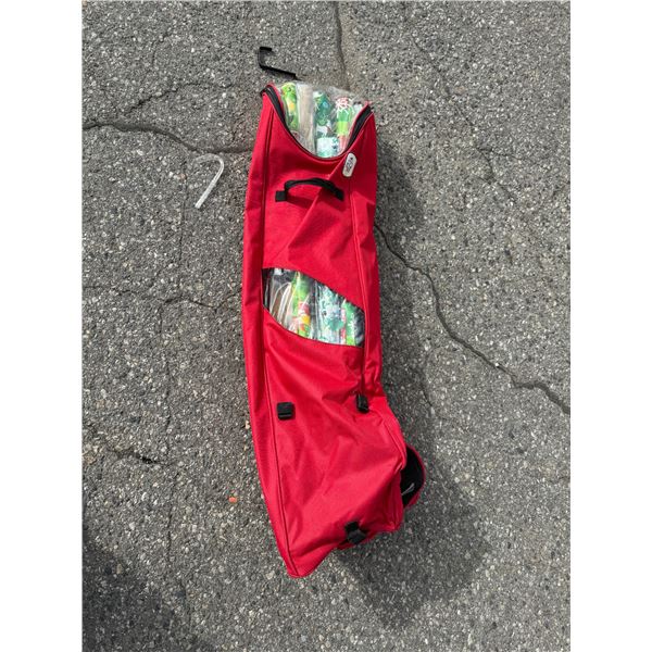 Christmas wrap, and bag