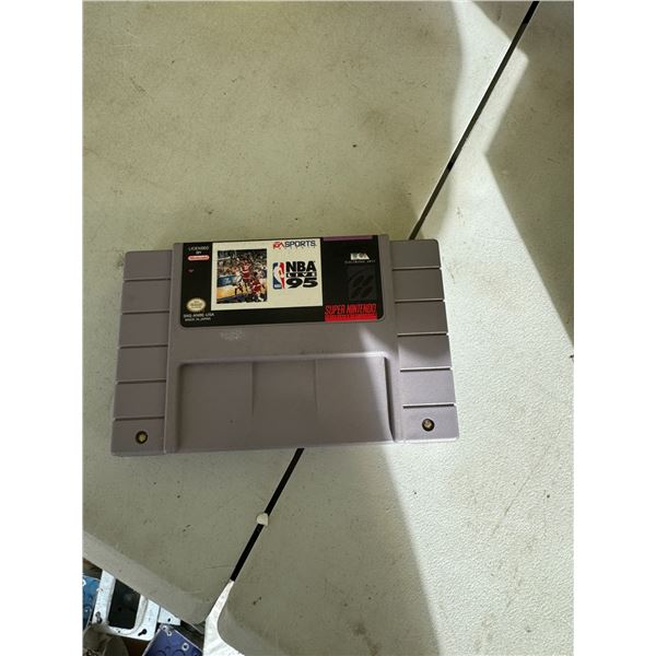 Super Nintendo NBA live 95 game