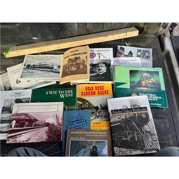 Lot of 18 Train Related Books