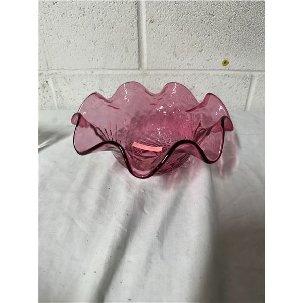 Vintage Rossi glass Canada Glass bowl