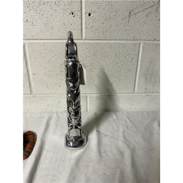 Hoselton Canada signed aluminum totem