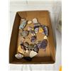Collectible stones, amethyst, etc.