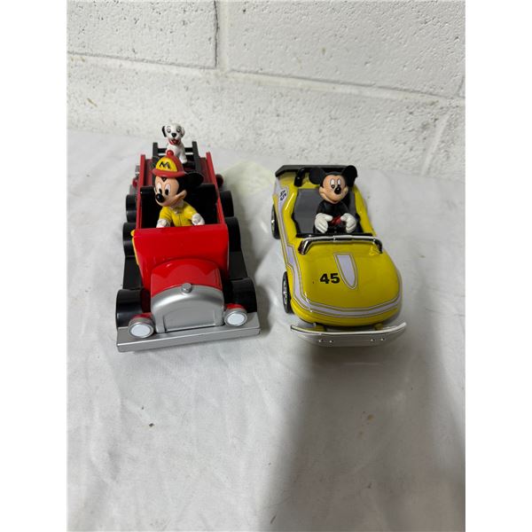Mickey Mouse friction cars