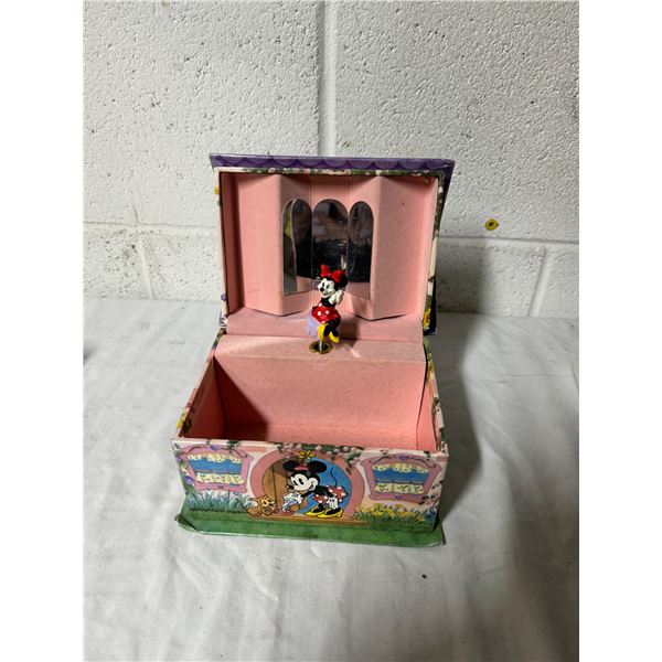 Minnie mouse jewelry box musical tune is Minnie YooHoo