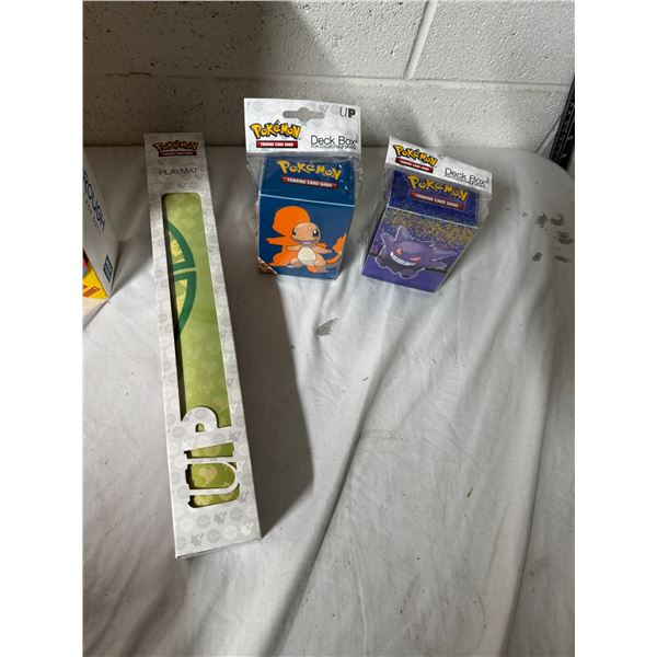 Pokémon play Matt And deck boxes