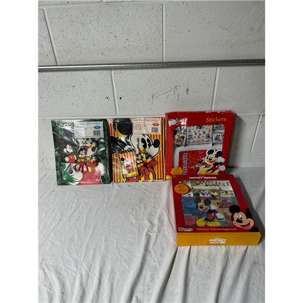 Mickey Mouse Valley gift packs and stickers