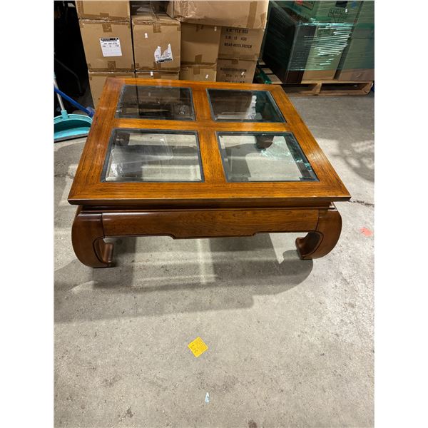 Ming style Coffee 38" x 38" 15 1/2 inches tall