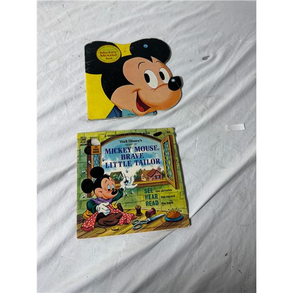 Mickey Mouse book and record and other book