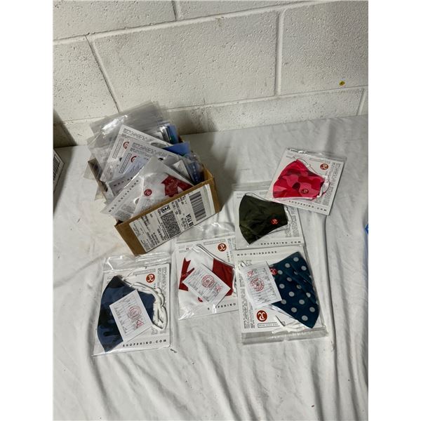 Assorted reusable masks