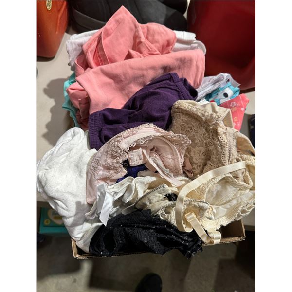 what sort of bras T-shirts, etc.