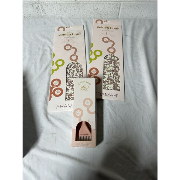 Acetate boards, and Framar brushes